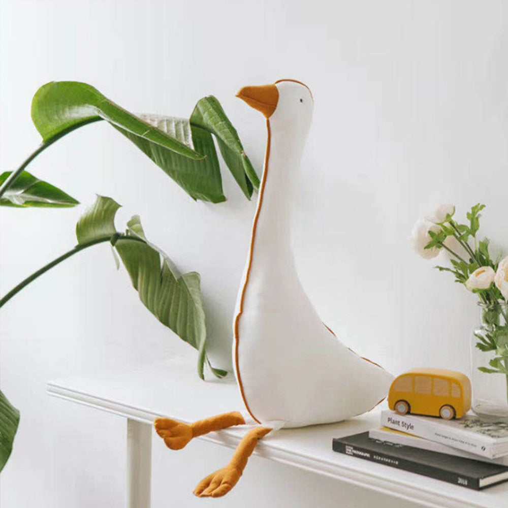 Cute Cartoon Big Goose Doll - A Wonderful Addition to Any Child's Room or Nursery!