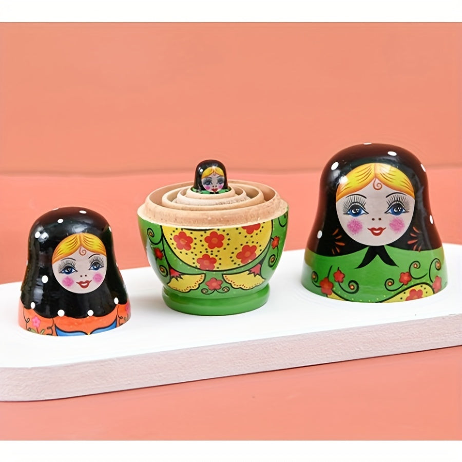 Handcrafted nesting dolls: Ideal toy gift for kids on any occasion.