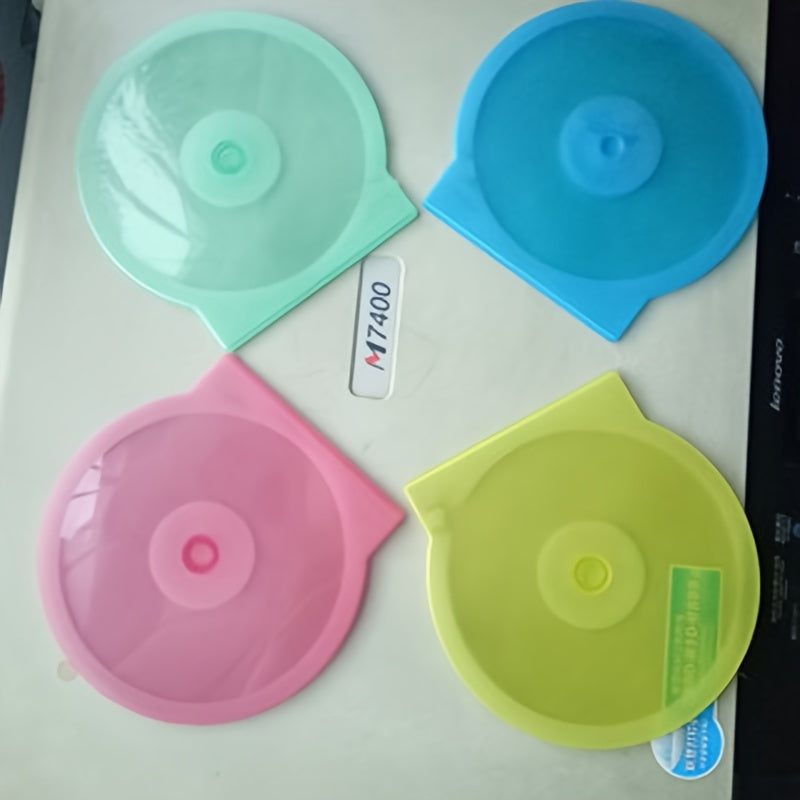 Re-usable Plastic CD Holder: Pack of Semi-Circular Cases for CDs and DVDs, Suitable for Various Spaces, Made Without Wood or Electricity