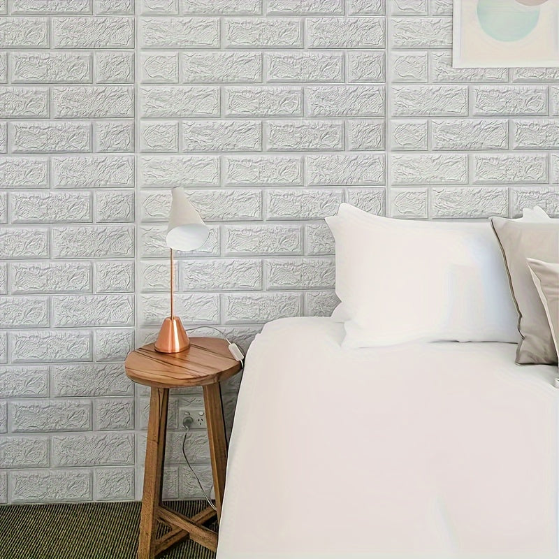 Avoid purchasing excessive quantity of 30pcs 3D Brick Wall Stickers to prevent damage during transportation.