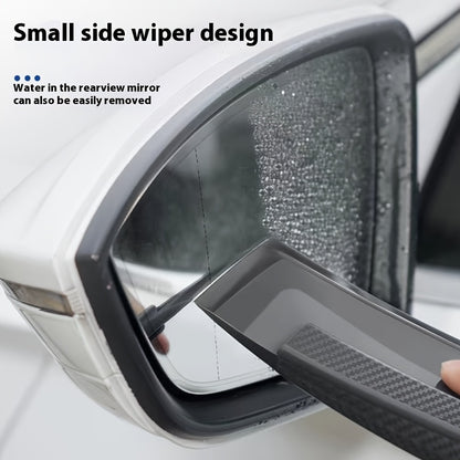 Soft silicone car window wiper blade for gentle, scratch-free cleaning of water stains. Perfect for auto glass and shower doors mirrors.