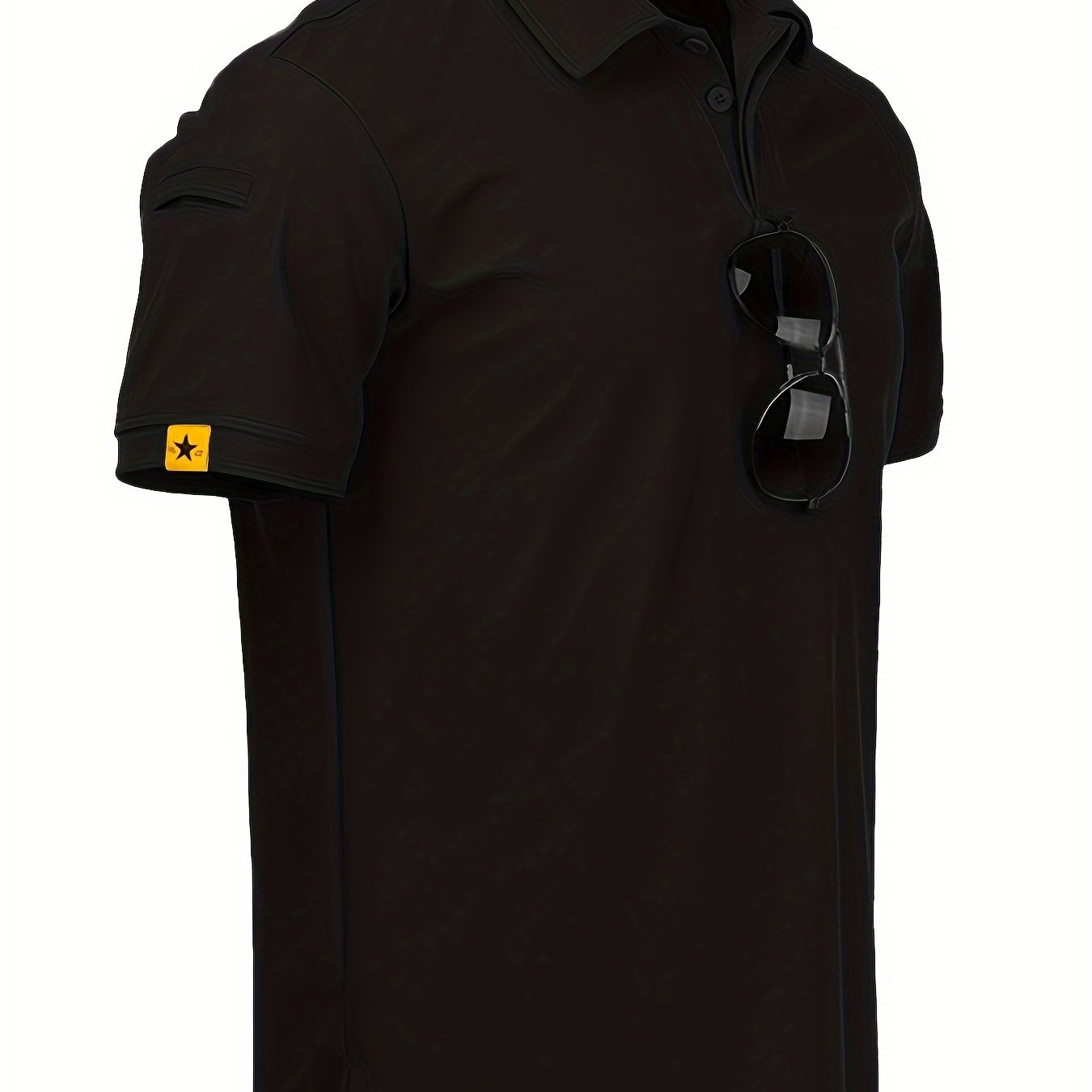 Men's Short Sleeve Golf T-shirt for Business and Outdoor Sports