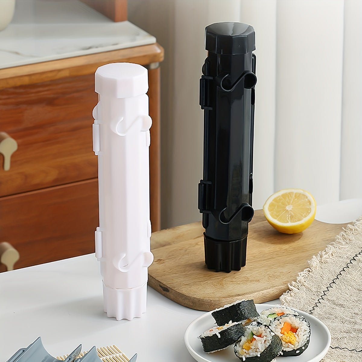 1PC Sushi Bazooka Maker for Homemade Sushi Rolls, Durable Rice Mold for Easy Sushi Making in the Kitchen