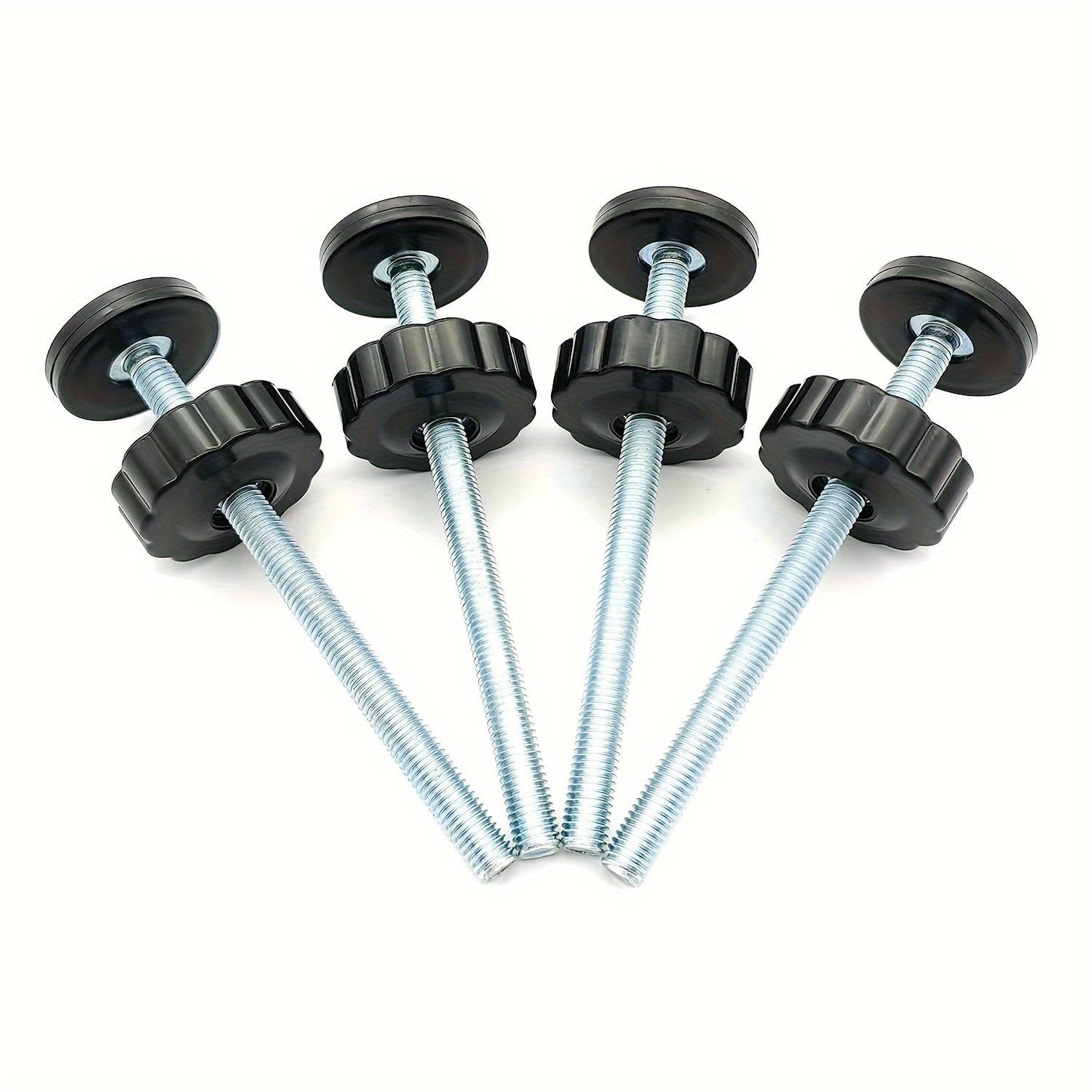 Set of 4 Gate Spindle Rods - M8 8mm, Made from Latex-Free Plastic, Provides Extra Long Tension Extension for Pet & Child Safety Gates