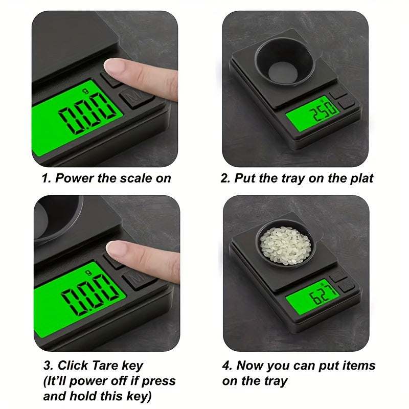 ANJIEYU's High Precision 0.01g Digital Mini Tea Scale for Home Use