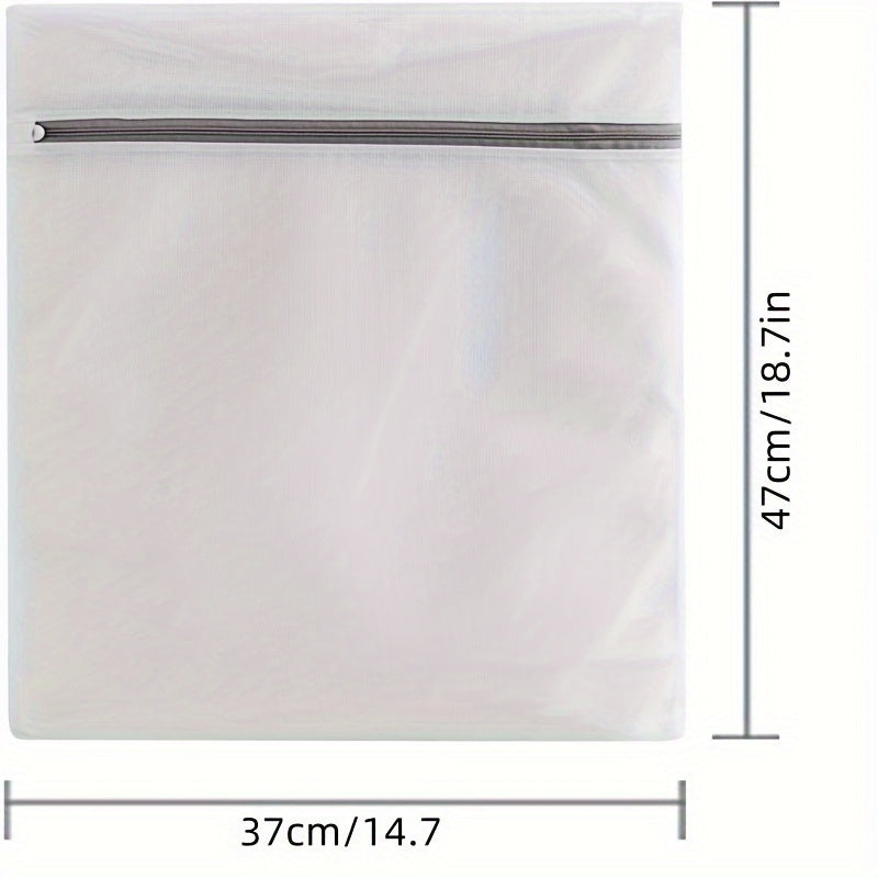 Набор из 3-х премиум больших мешков для стирки деликатных тканей - изготовлены из прочного полиэстерового сетчатого материала с высококачественной молнией, универсальные сетки для стирки для общежитий и хранения