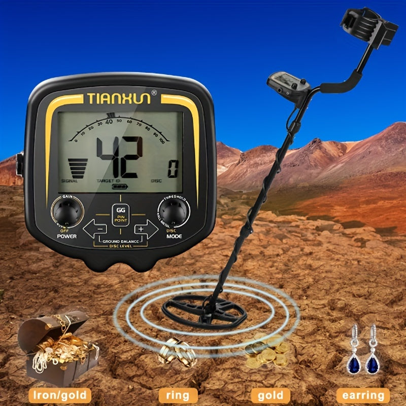 TX-850 Underground Metal Detector, Treasure Finder, Depth 2.5m (Battery Not Included)