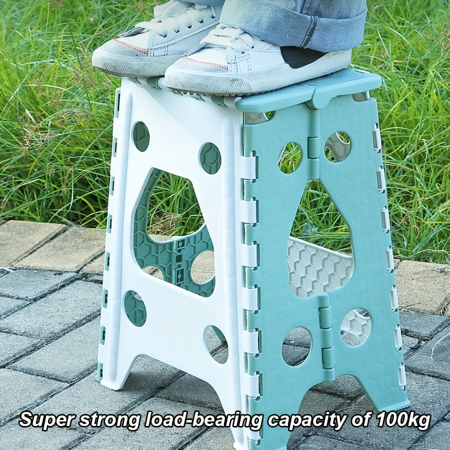 Folding Chair with Space-Saving Design - Sturdy and Thick Material for Indoor and Outdoor Use, Easy to Clean Plastic