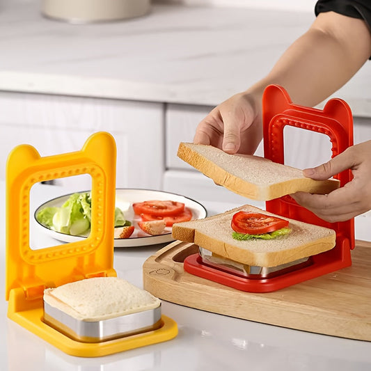 Stainless Steel Sandwich Cutter - Versatile Kitchen Tool for Baking, Perfect for Home and Commercial Use, Safe and Easy to Use for Shaping Bread and Toast