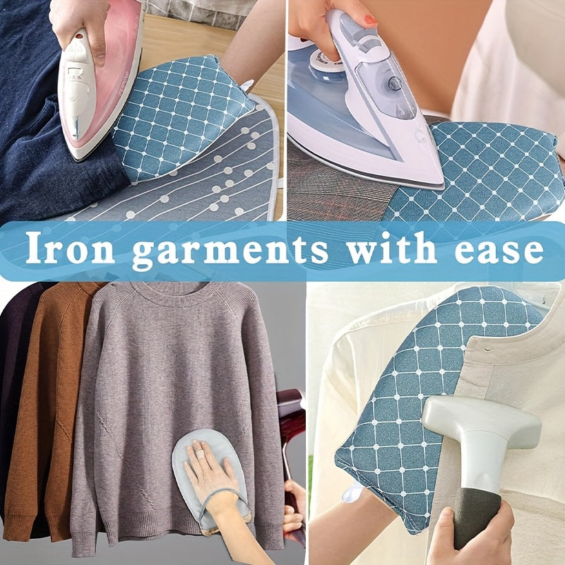 Waterproof ironing mat with anti-scorch thickening fabric, heat insulation, lightweight and convenient shape. Perfect gift for efficient ironing.