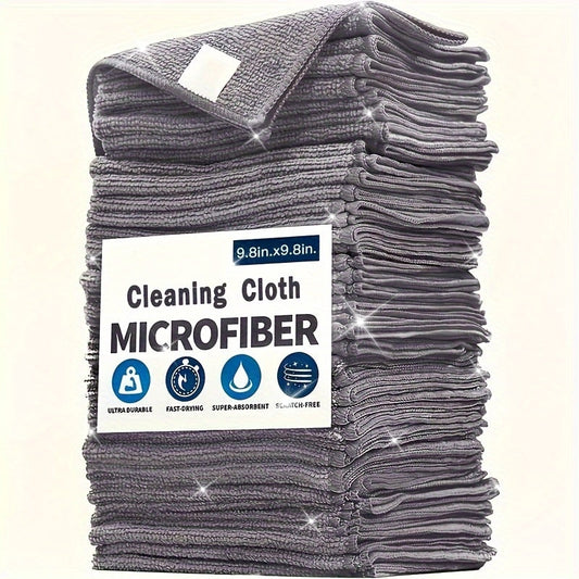 1200 Ultra Absorbent Microfiber Cleaning Cloth Towels - Streak-Free, Polyester Material, Hand Washable, Chemical-Free, Ideal for Car Washing and Interior Detailing