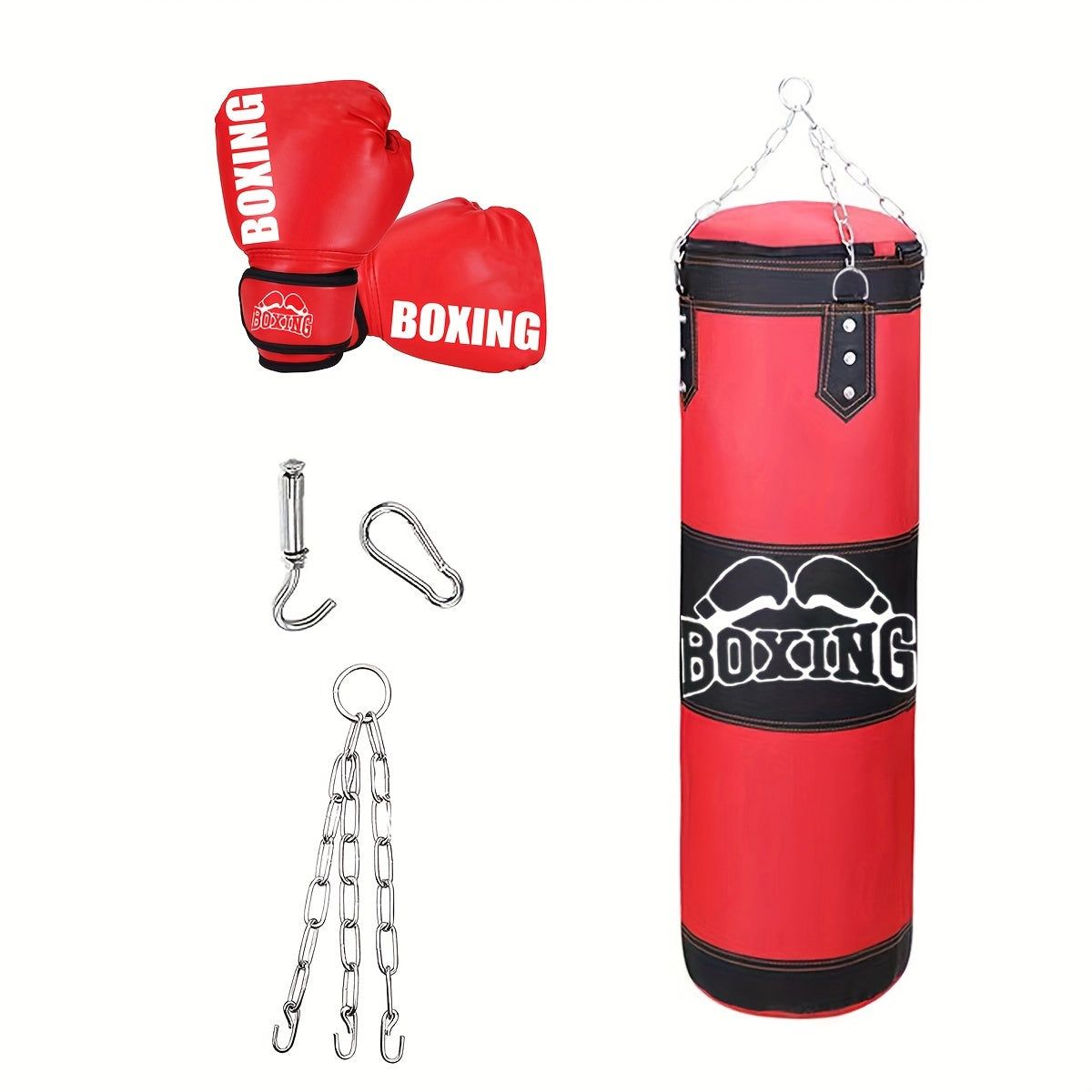 Adult unisex Sanda martial arts boxing bag for MMA training, hanging punching bag