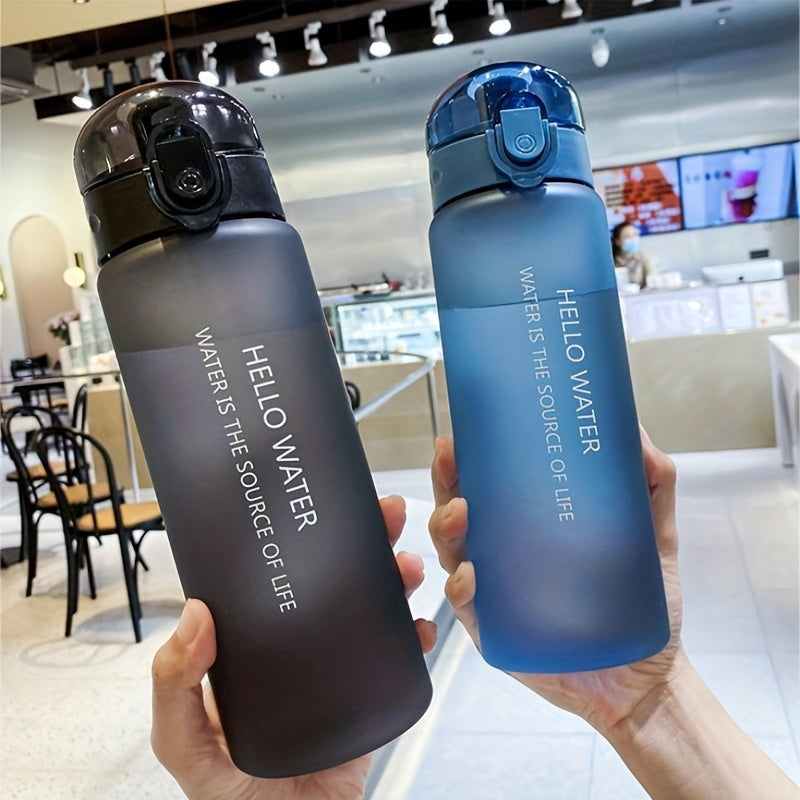 Leak-proof sports water bottle holds 780ml/26.3oz - stylish and portable for outdoor activities.