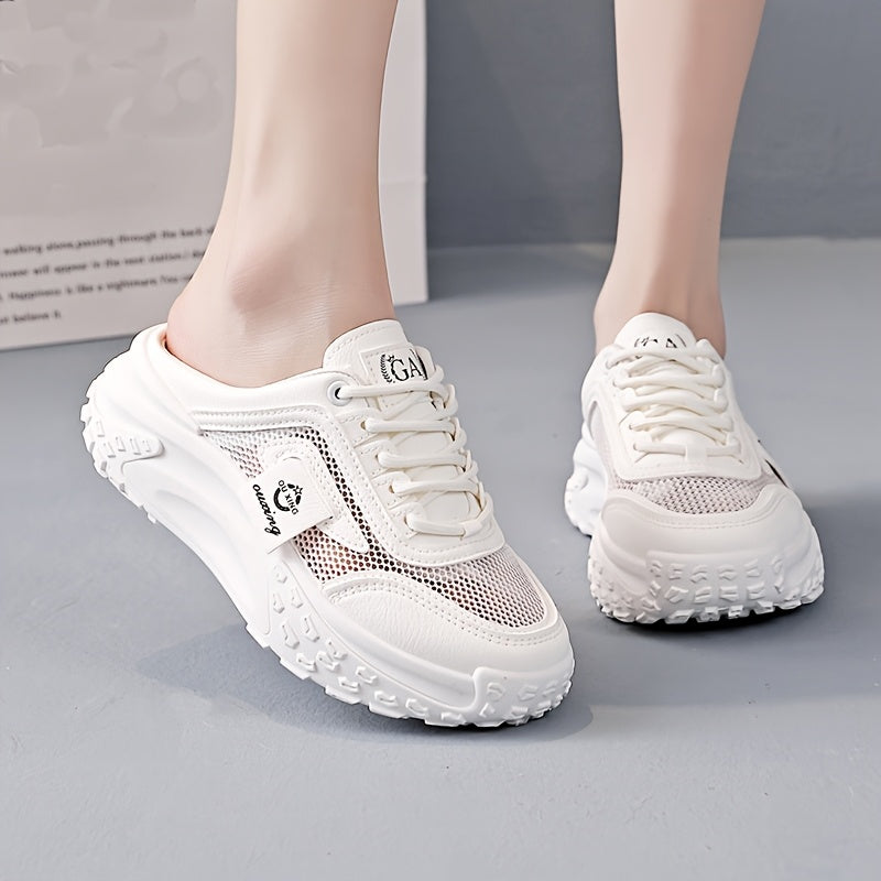 Women's Thick-soled Height-increasing Outdoor Slippers, Stylish and Comfortable Mesh Sandals