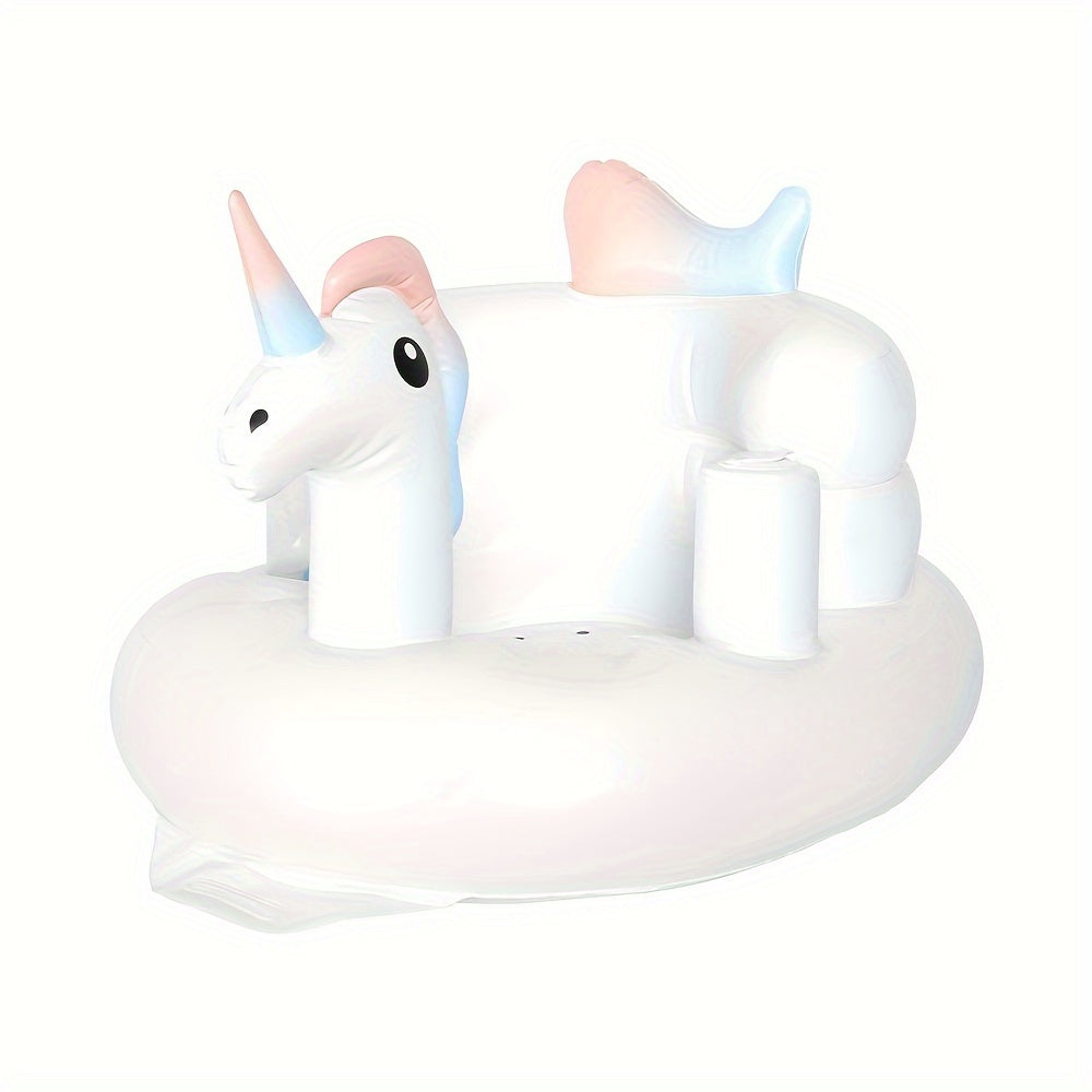 The GOARD Inflatable Baby Chair is a convenient and versatile choice for parents with young children. This chair comes with a built-in air pump, making it easy to inflate and set up. The PVC baby floor seat support cushion provides comfort and stability