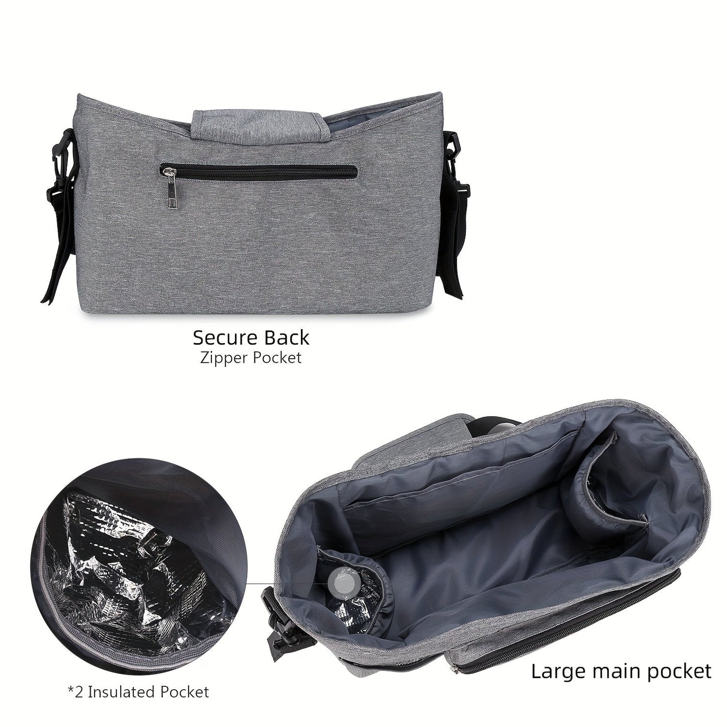 Mummy Bag for Mother and Baby, Convenient Outdoor Storage Bag for Baby Stroller