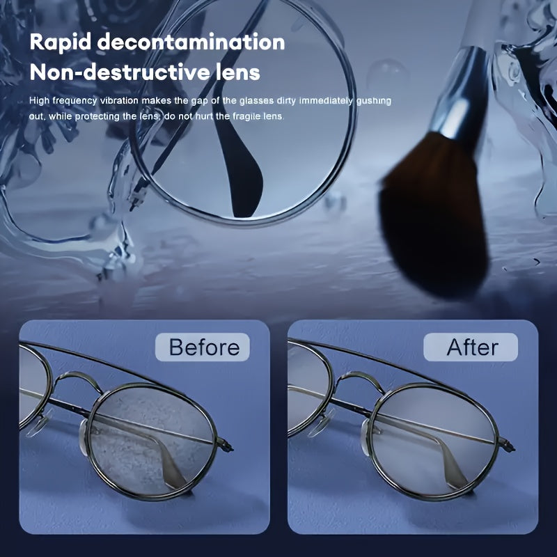 Type-C interface glasses cleaner for household use, suitable for glasses, jewelry, watches, and braces.