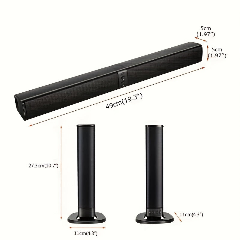 20W 3D Home Theater Computer Stereo Surround Wireless Speakers that can also be used as TV speakers for computers - Ideal gift for any occasion, perfect for summer parties.