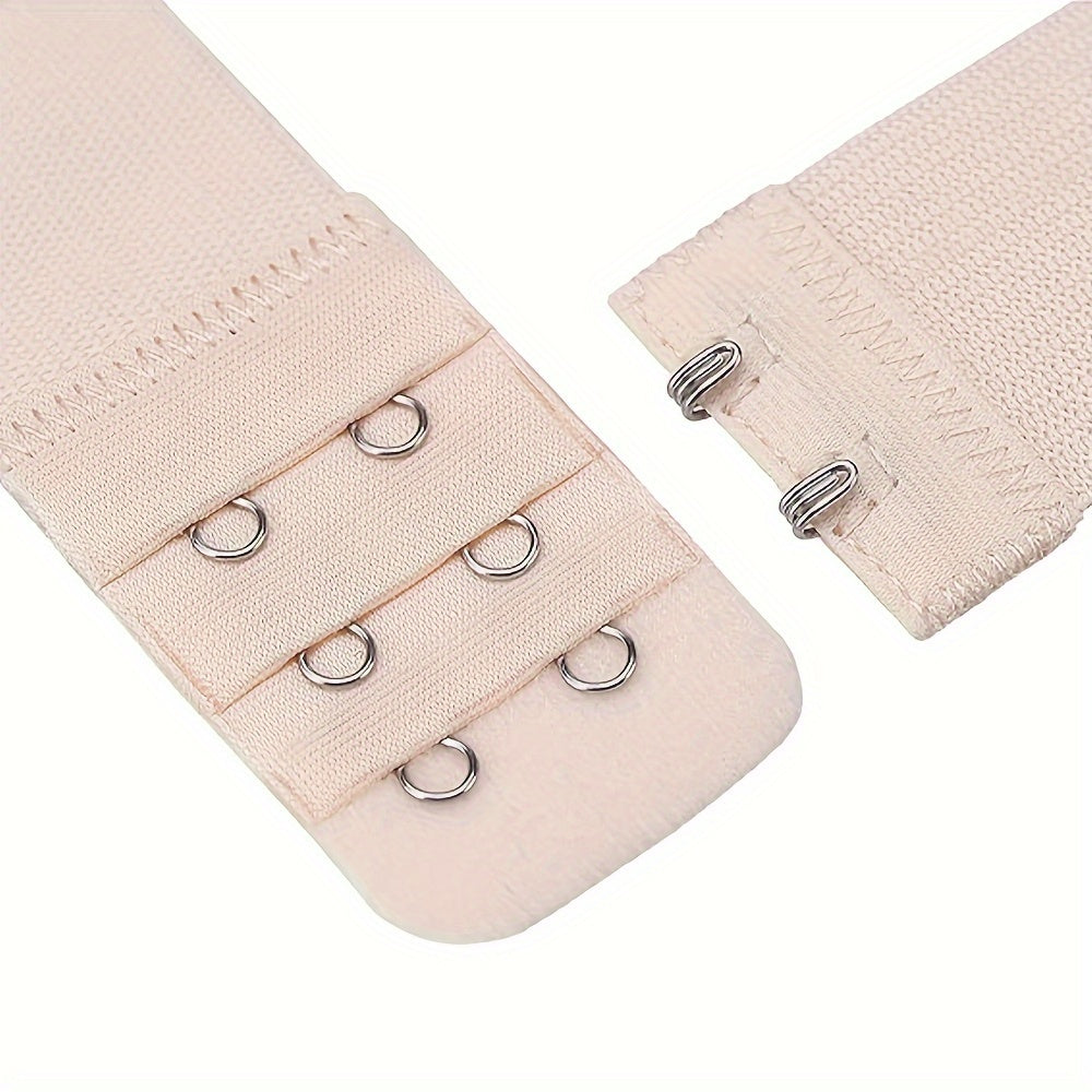 4 pieces of bra strap extenders with 3 hooks for adjustable comfort. Perfect for women's lingerie and underwear.