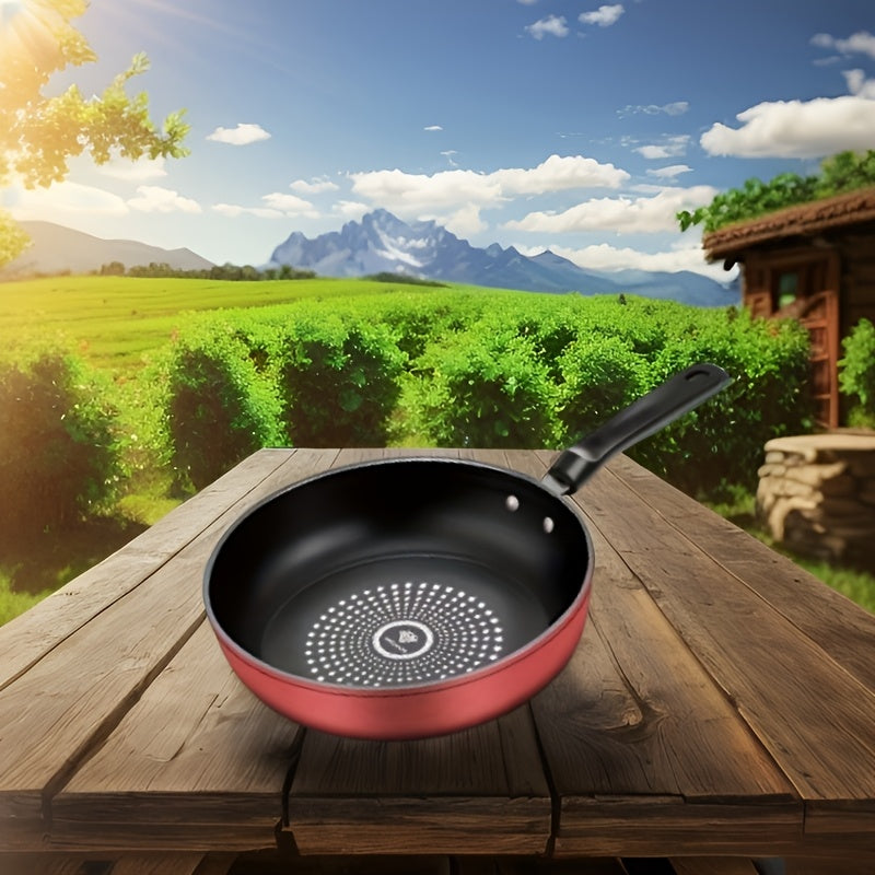 Bestselling 9.45-inch Cast Iron Frying Pan - Non-stick, Versatile, Smokeless, for Induction Cookers/Gas Stoves. Ideal for Pancakes, Steak, etc. Portable for Camping, Healthy Cooking.