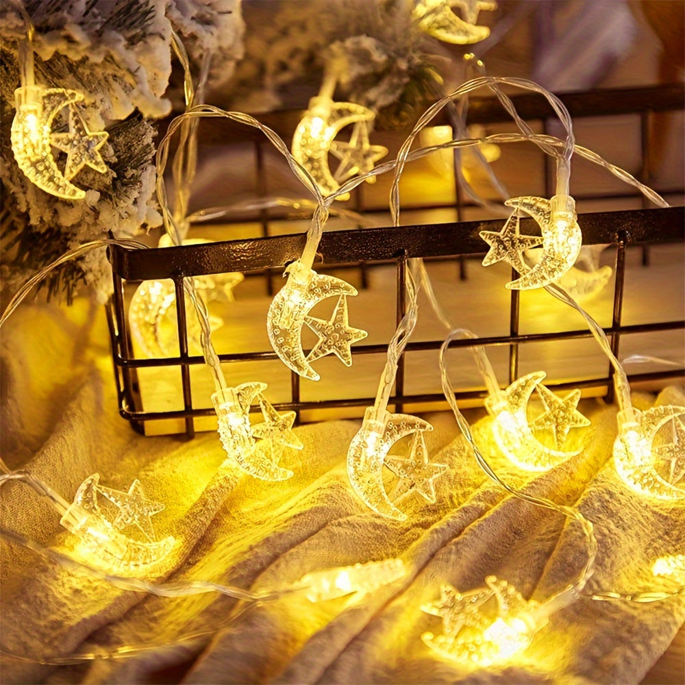 1pc star and moon pendant lights for festive tree decoration