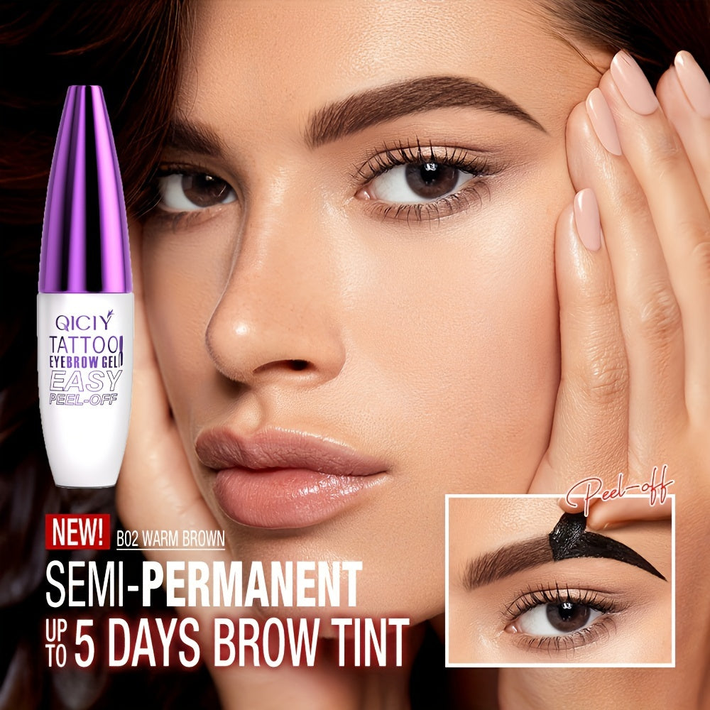 Semi-Permanent Eyebrow Tattoo Gel with Long-Lasting Waterproof Effect