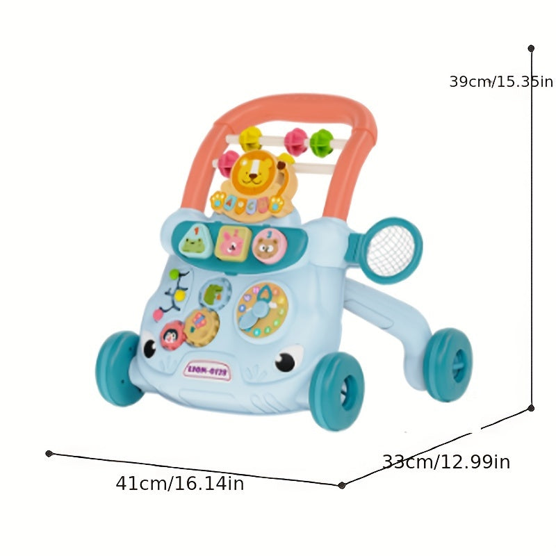 18M+ Multi-Purpose Baby Walker with Learning Panel & Activity Center - Assorted Colors