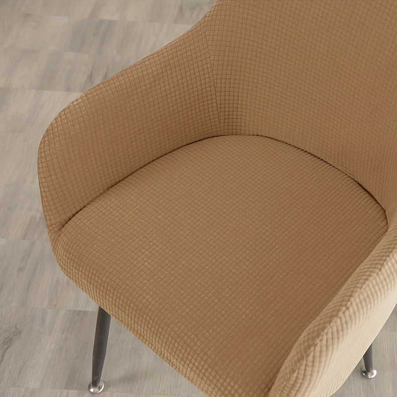 Office chair cover with armrests for dining and leisure, suitable for living room.