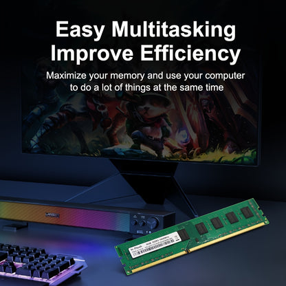 Upgrade your desktop PC with a 8GB high-speed DDR3 1600MHz memory stick for fast data transfer and enhanced performance on most motherboards.