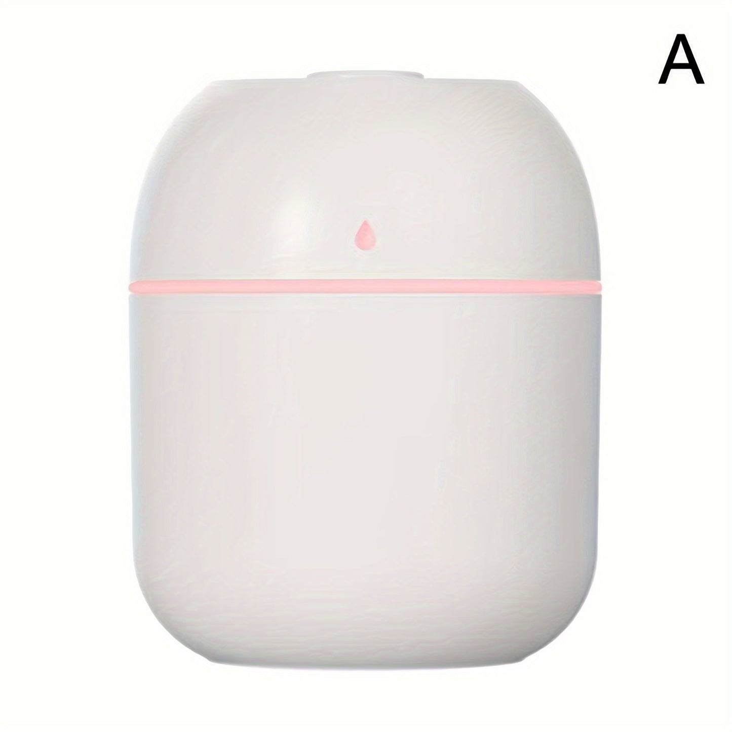 Portable cool mist humidifier with 7-color light and auto shut-off, ideal for travel, home, and bedroom.