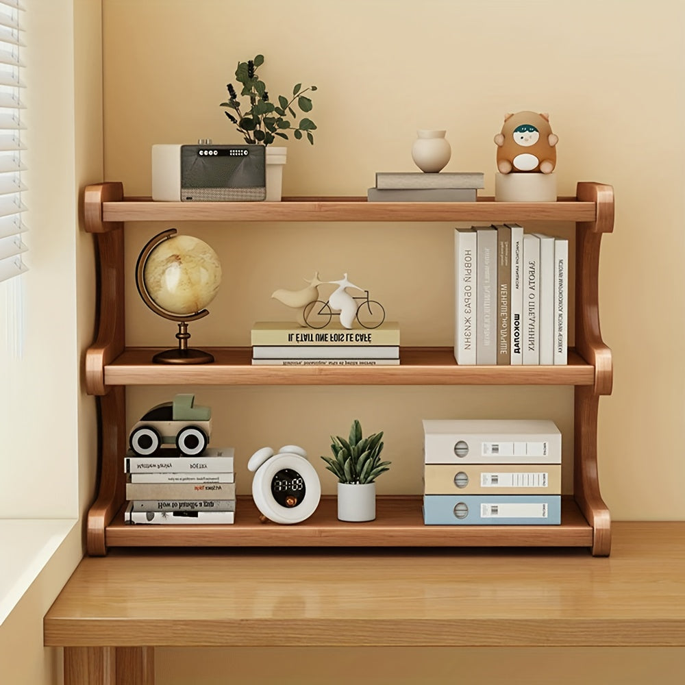 Multi-Layer Desktop Storage Rack for Office or Home Use