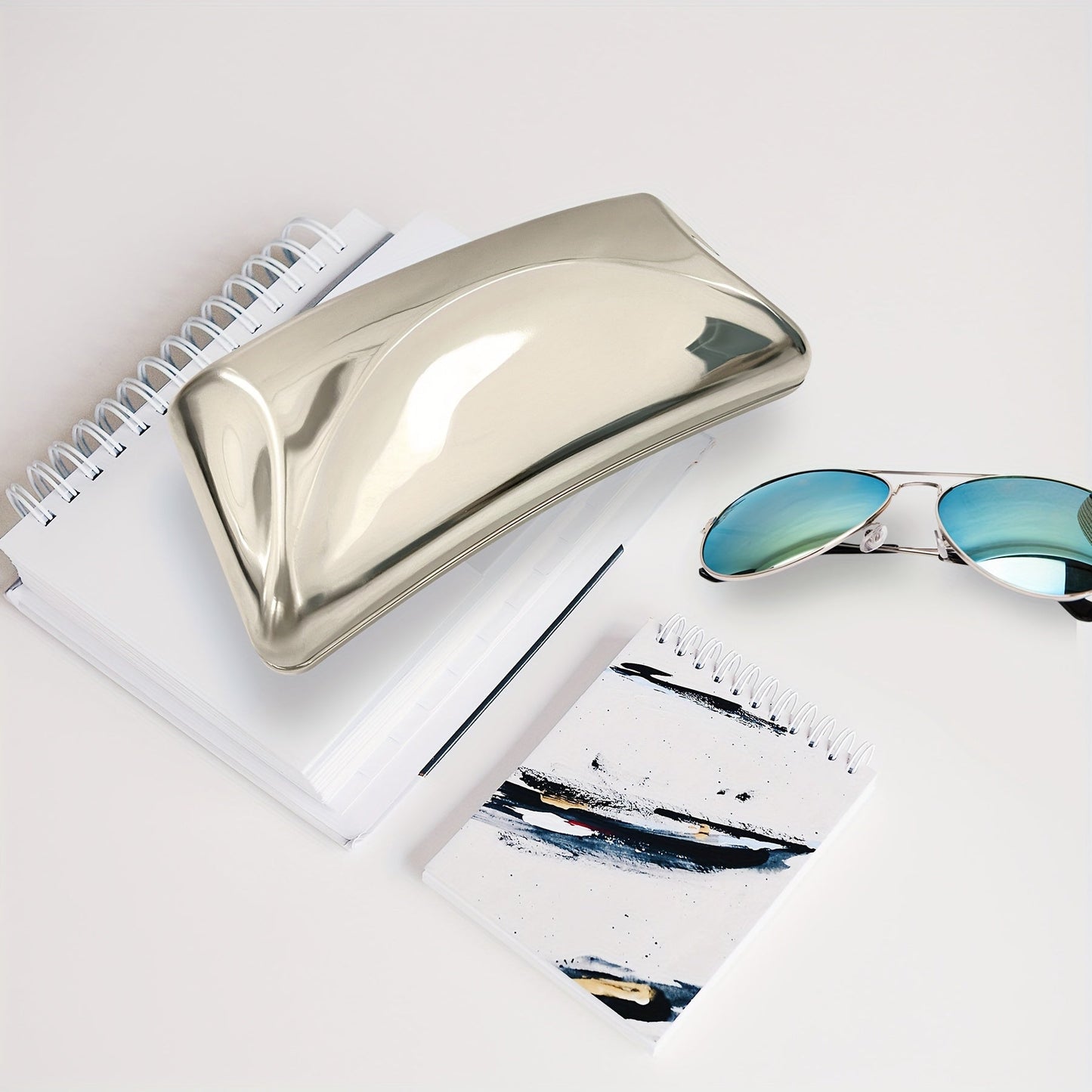 Keep your glasses safe and secure with the MAFENLY Stainless Steel Glasses Case. This high-quality packaging and storage box is not only durable and stylish, but also boasts the trusted brand name of MAFENLY. Perfect for keeping your glasses protected