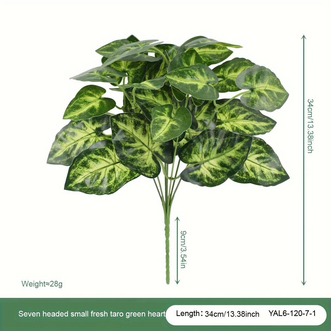 1pc Artificial Potted Leaf Plant, Faux Bonsai Green Plant for Indoor and Outdoor Use in Dining, Office, or Home Decor.