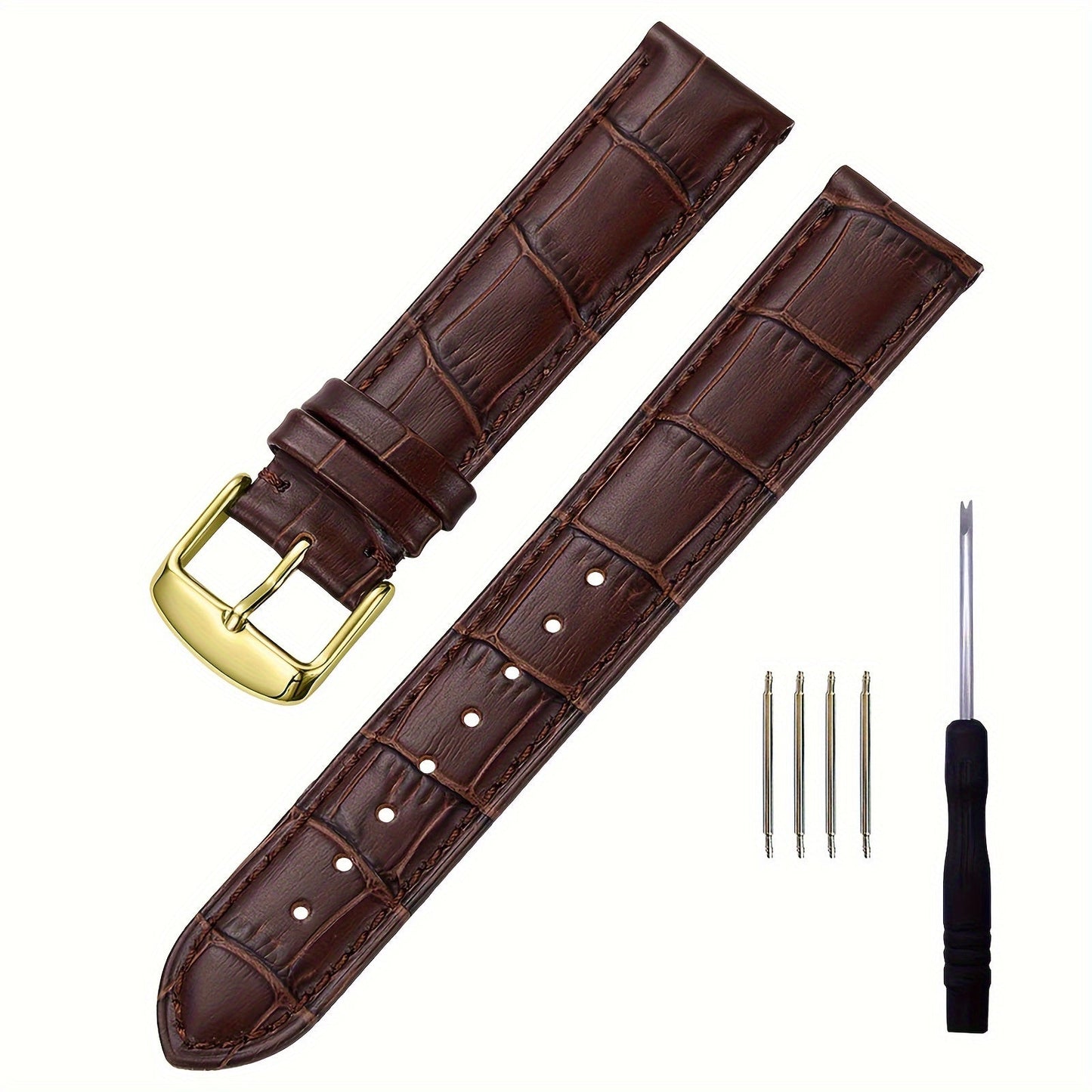 High-Quality Cowhide Straps in Various Sizes with Stainless Steel Buckle Bracelet, Perfect Gift Option for Both Men and Women