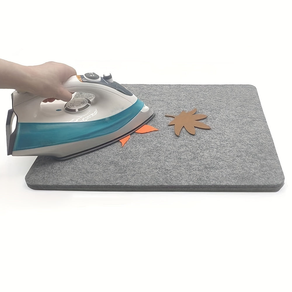 Durable Ironing Station Accessory: Premium Felt Ironing Mat for Quilting - Heat-Resistant Pressing Pad with Leaf Design, Perfect for Sewing & Quilting Projects