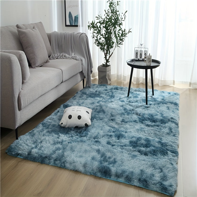 Soft and fluffy area rug, perfect for adding luxury to your bedroom and home decor. Non-slip and machine washable for easy maintenance.