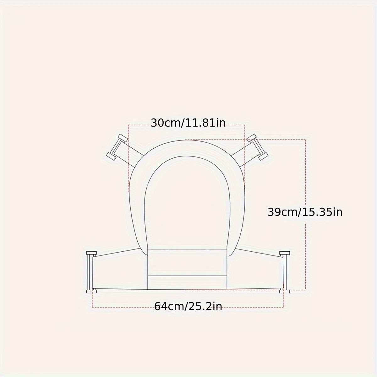 Soft Polyester Bath Support for Kids with 4-Button T-Shape Design - Available in Pink and Green for Children