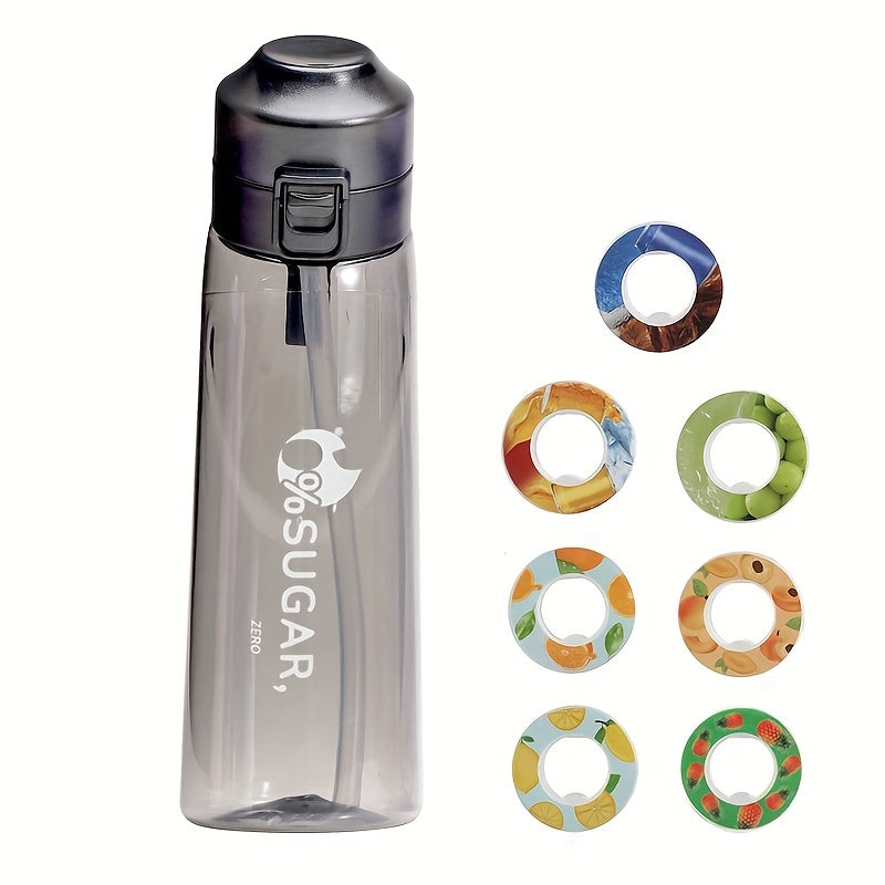 7 Fruit Flavour Pods Starter Set with Drinking Bottles, including Sports Water Bottle and scented flavour pods, a best seller.