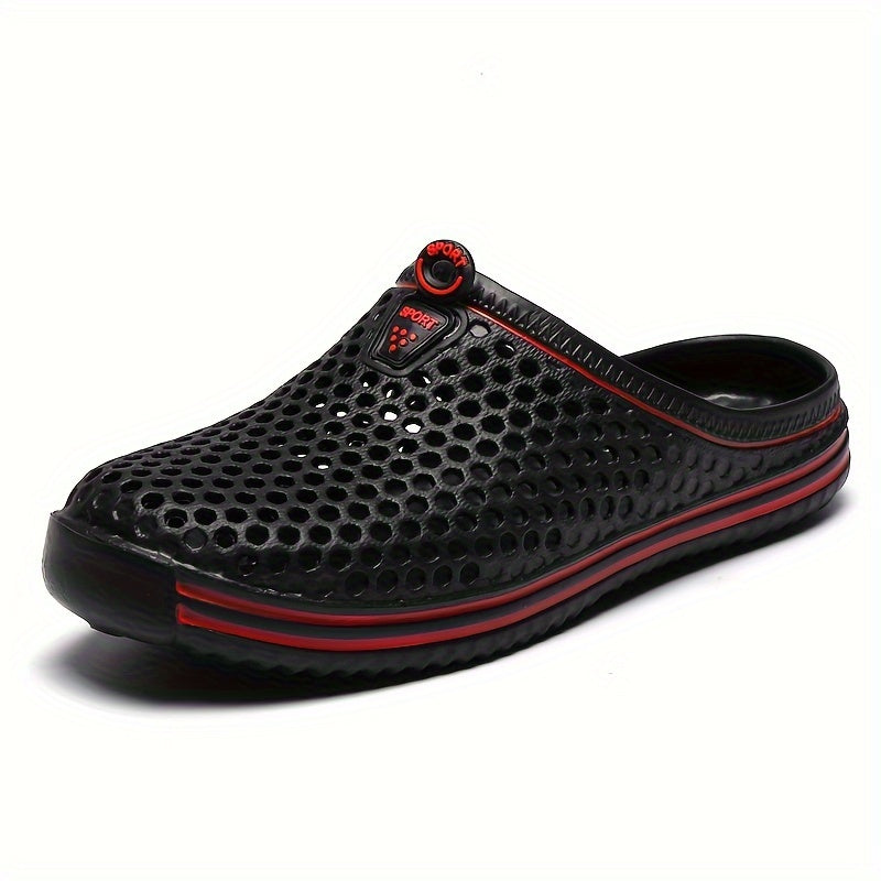 Stylish Men's EVA Clogs for Outdoor Activities, Non-Slip and Durable.