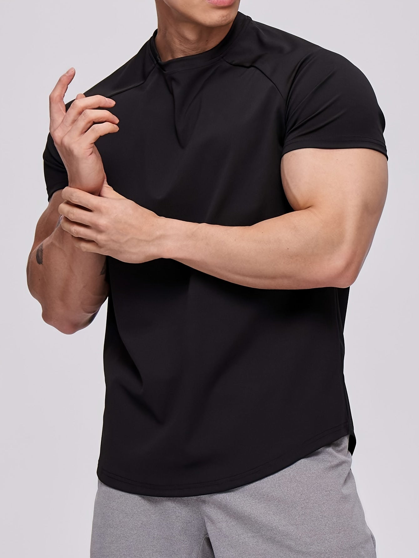 Men's Casual Stretch Sports T-shirt for Summer