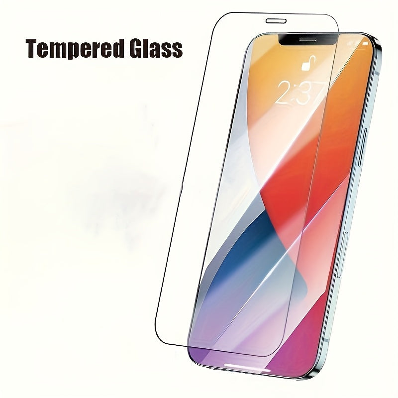 Three High-Definition Tempered Glass Screen Protectors for Iphone 11-16 Pro Max and 14-16 Plus Models.