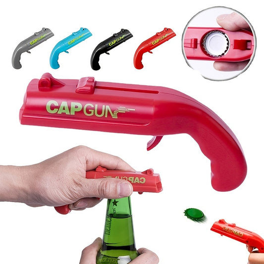 Portable Bottle Cap Gun Beer Bottle Opener - Perfect for Parties and Gatherings