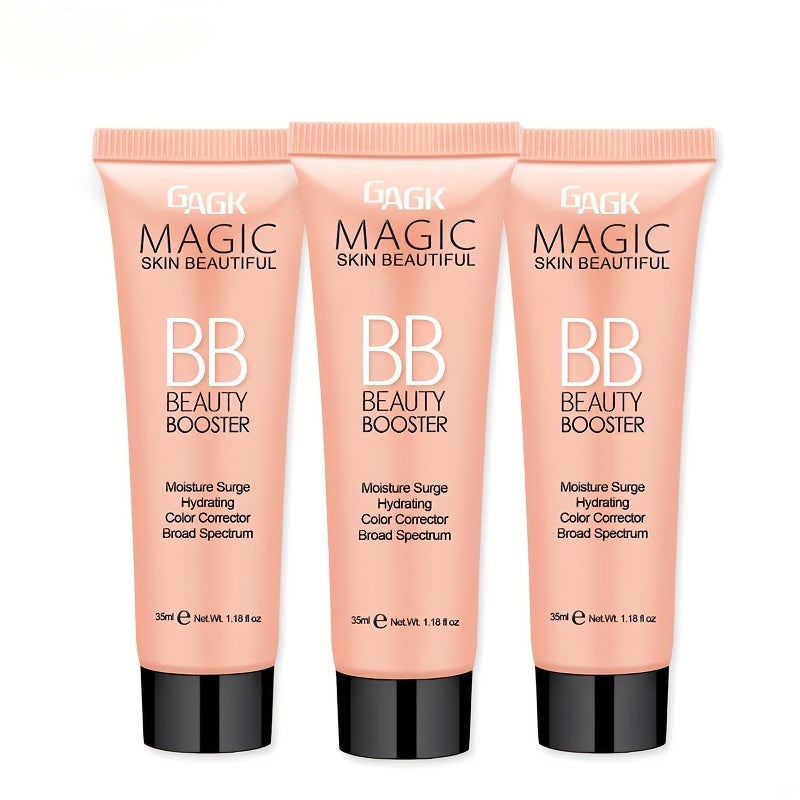 GAK Magic Skin Beautiful BB Cream with 3-Shade Color Correcting Concealer, Matte Finish, Full Coverage, Long-Lasting up to 12 Hours, Non-Cakey Formula for All Skin Types, 20ml (0.68fl.oz)