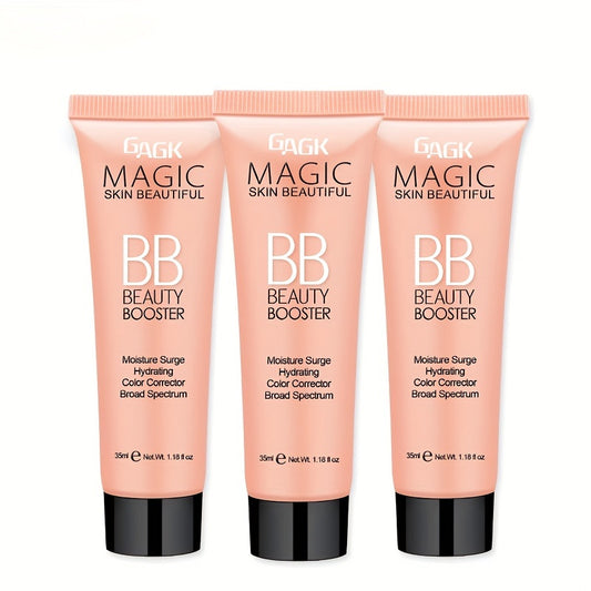 GAK Magic Skin Beautiful BB Cream 3-Soqol Rangni Tuzatish Concealer bilan, Mat Finish, To'liq Qoplash, 12 Soatgacha Uzun Muddatli, Barcha Teri Turlari Uchun Non-Cakey Formula, 20ml (0.68fl.oz)