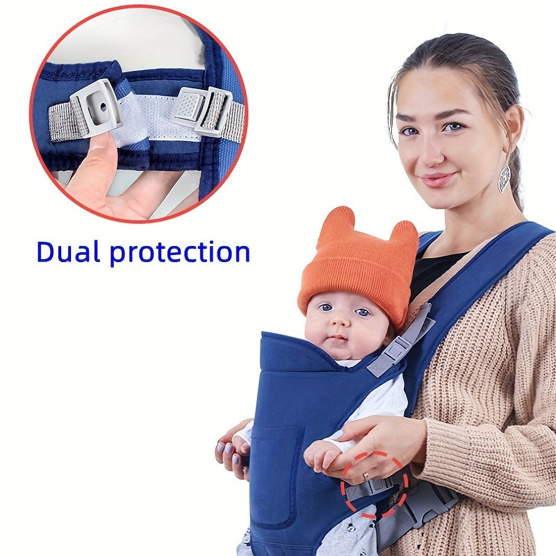 The Ultimate Baby Carrier: Versatile Shoulder & Front/Rear Straps for a Secure & Convenient Experience, Ideal for Christmas, Halloween, and Thanksgiving Day Gift