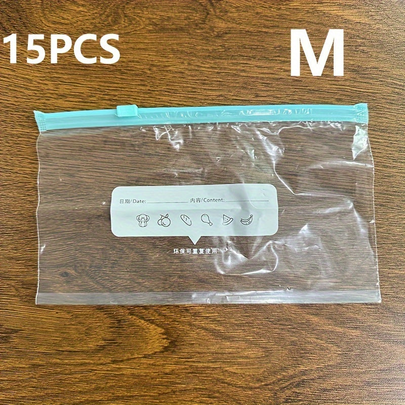 Thickened Vacuum Bag with Zipper Seal for Household Food Storage in the Refrigerator