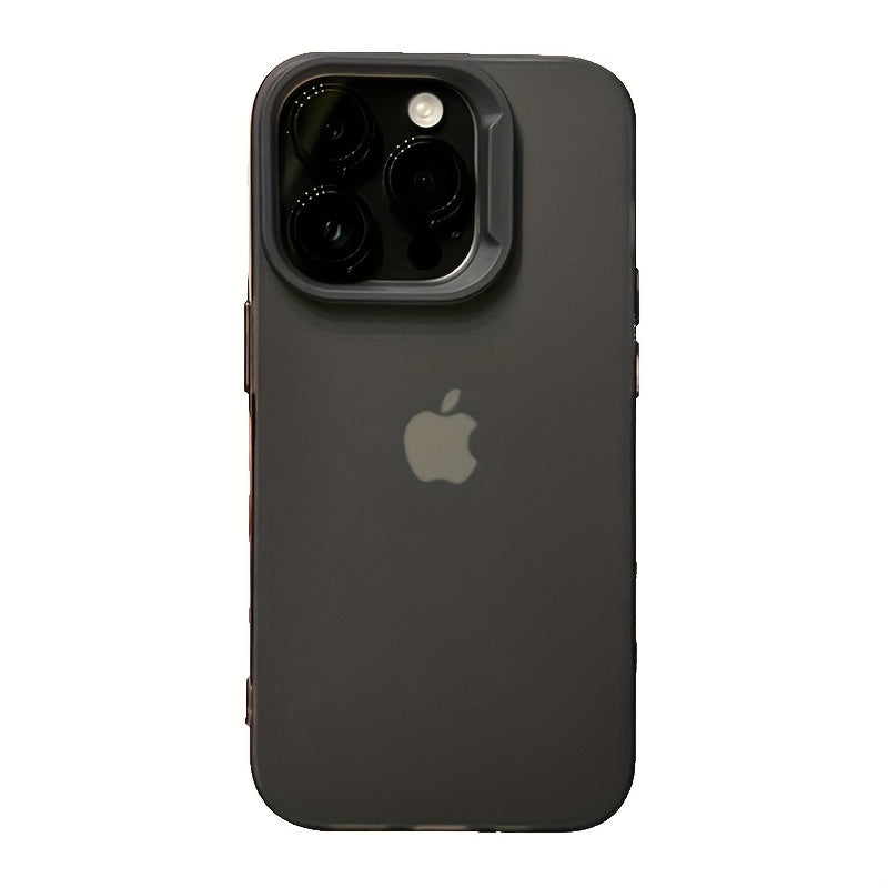 Matte see-through case for iPhone models 11-16 Pro Max, providing shock resistance and camera protection, compatible with iPhone 14-16 Plus.