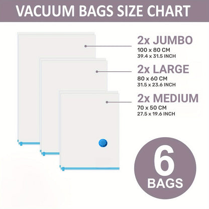 6/12/15/20 pieces of Vacuum Storage Bags, Vacuum Compression Storage Bags, Sealed Packing Containers for Clothes, Blankets, Shirts. Ideal for organizing your Dorm, Closet, Wardrobe, Bedroom, and a must-have for Travel. Save space in your household with