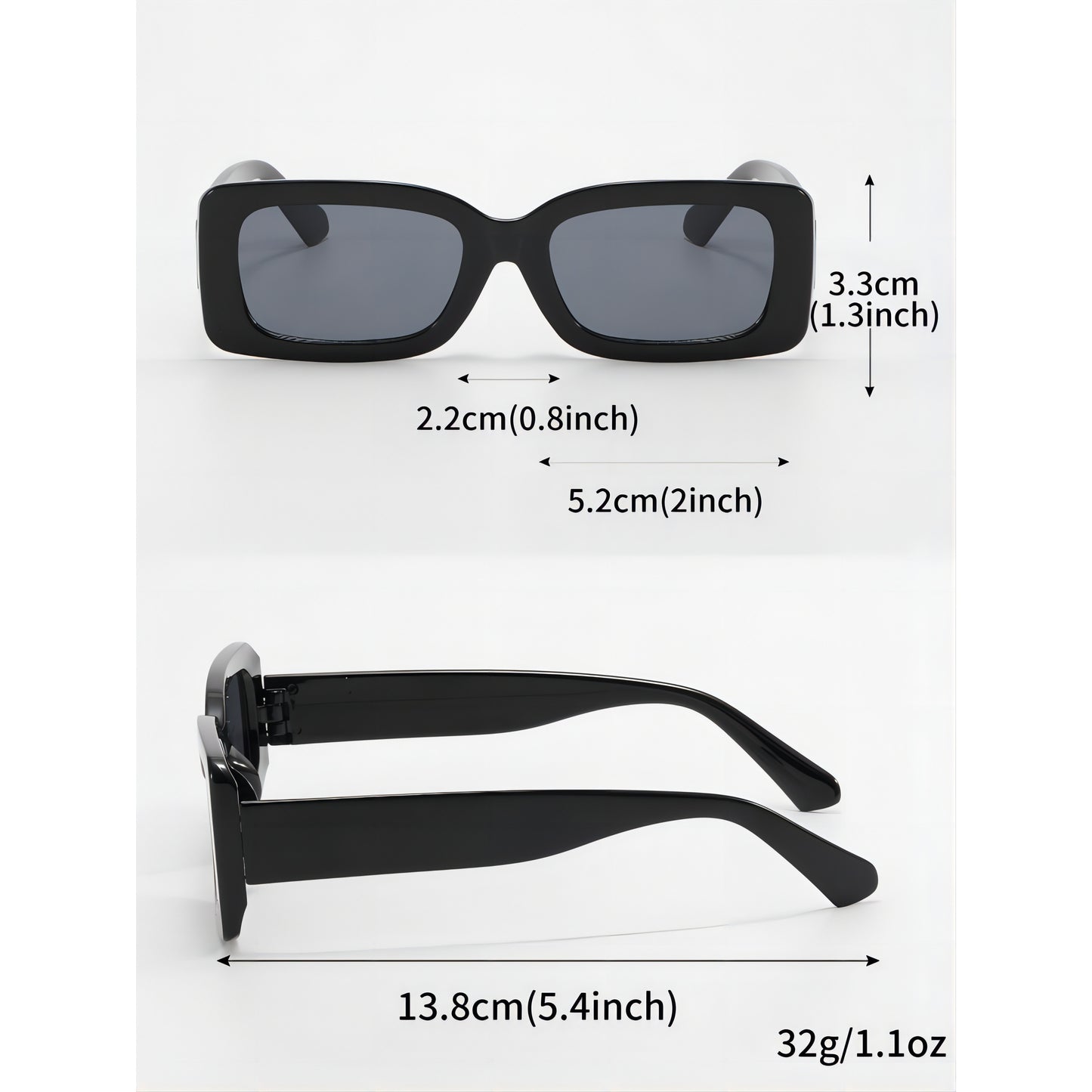 3-piece Men's Retro Casual Dark Series Fashion Glasses for Beach Travel, Driving, and Daily Wear