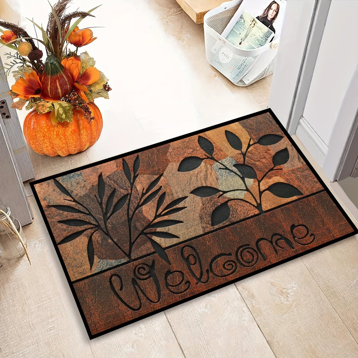 Welcome guests with the 1-piece Dirt Resistant Doormat that is perfect for both indoor and outdoor use. This low pile mat is highly absorbent and can be placed in the living room, bedroom, bathroom, kitchen, balcony, or patio.